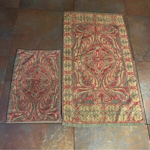 Vintage LRL Great Barrington Paisley Bath Towel & Hand Towel
